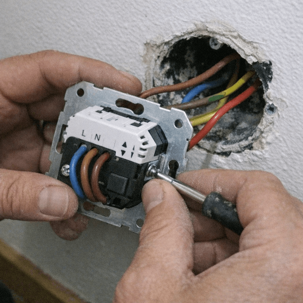 Installation und Testlauf eines neuen Beleuchtungsmoduls